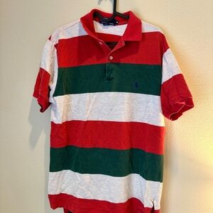 Vintage Rare Made in USA striped Polo - M